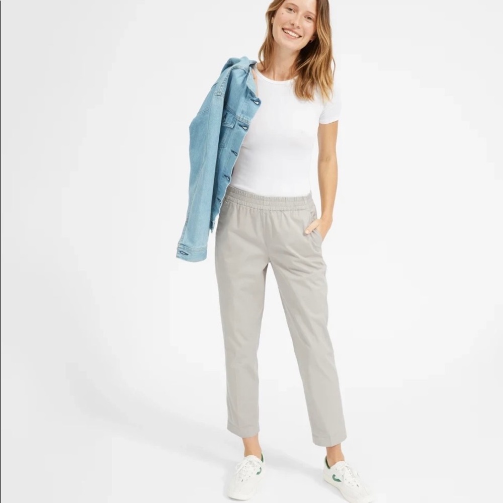 Everlane The Easy Chino in stone color, size 0.